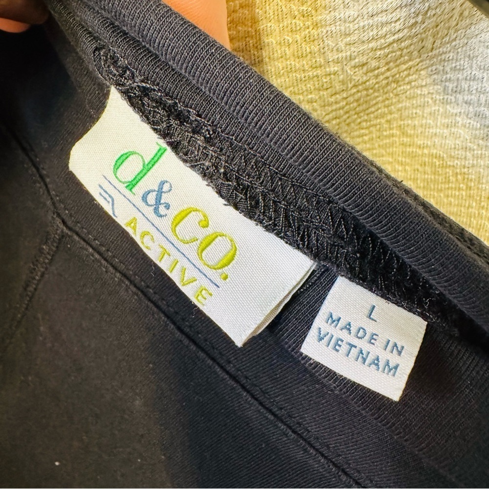 Denim & Co. Active Black Pants Large - Picture 4 of 7